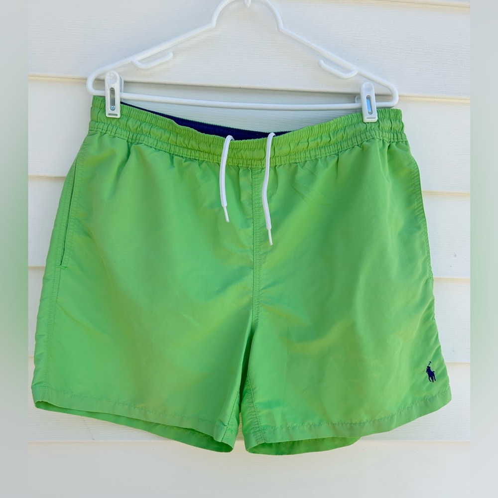 Polo by Ralph Lauren Green Swim Trunks